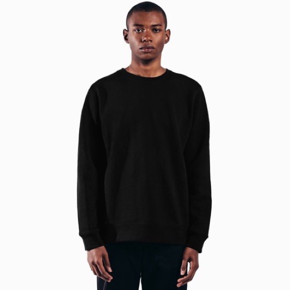 Original Favorites Other - NEW Original Favorites Men’s Solid Black Crewneck Sweatshirt Size Large